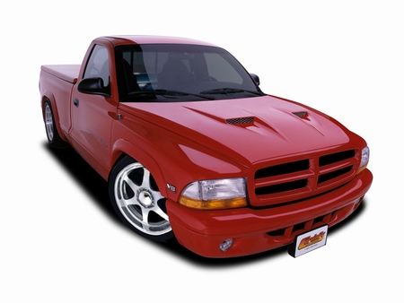 Cervini's Fiberglass Ram Air Hood 97-04 Dakota, 98-03 Durango - Click Image to Close